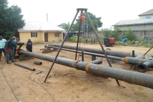 Pipeline construction and fabrication yard